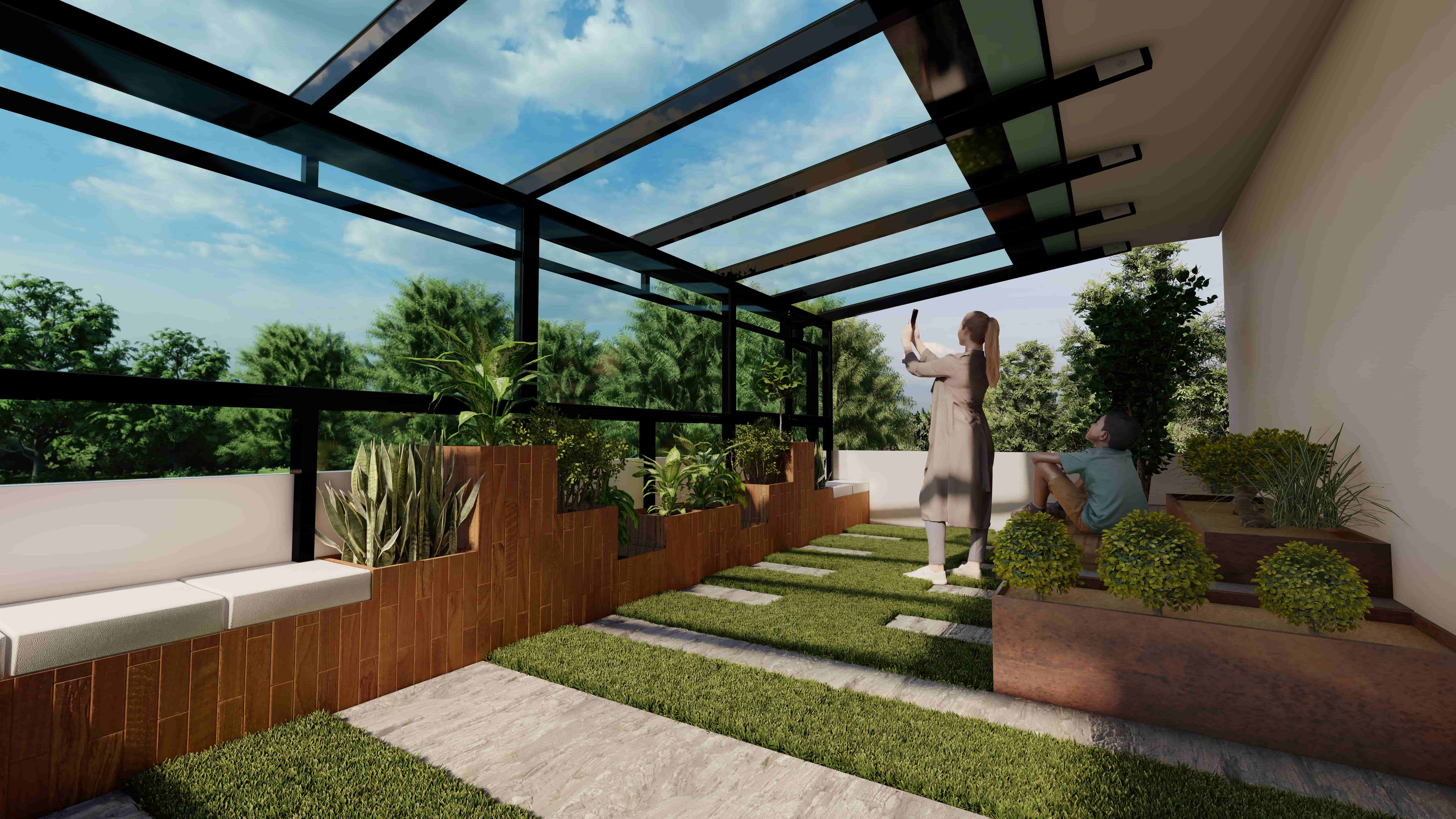 Terrace architectural designs