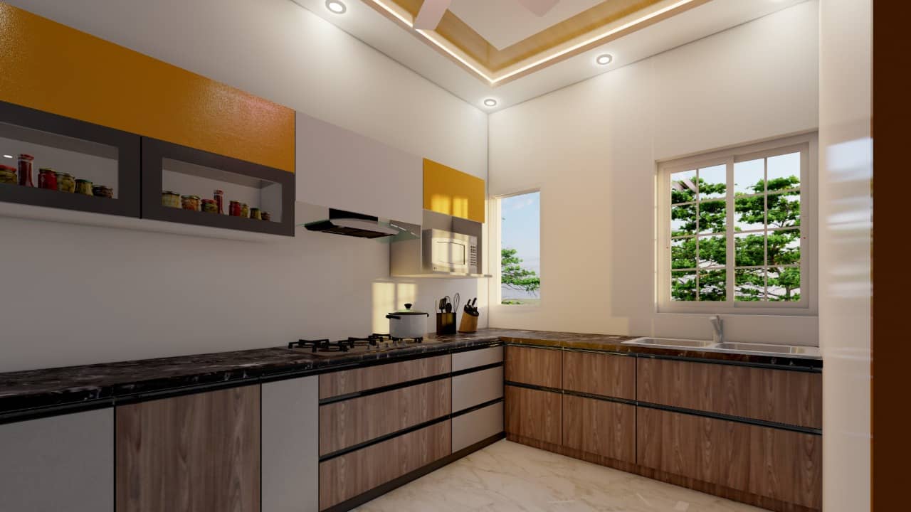 Finished modular interiors