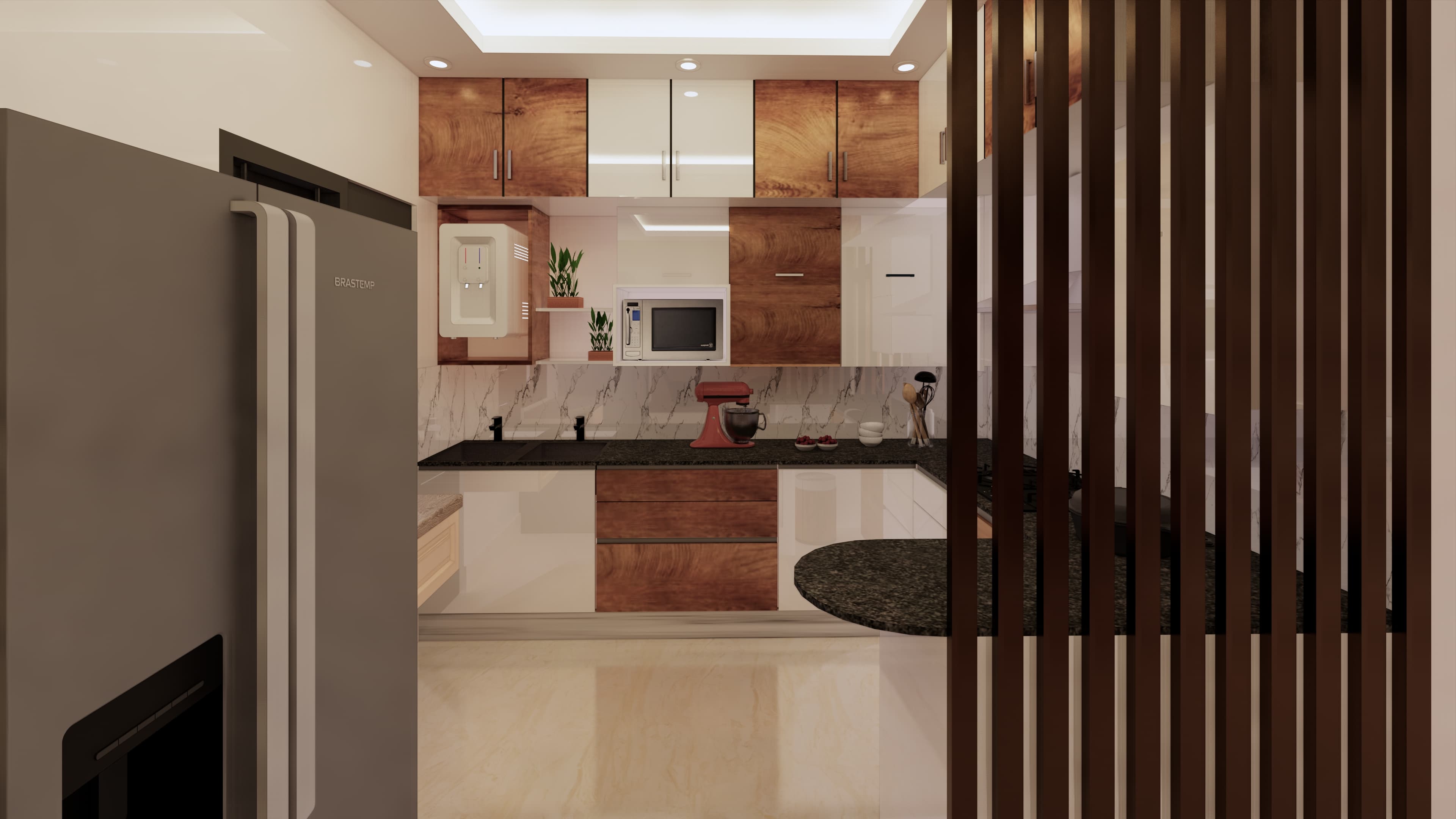 Modular kitchen design by Kiyo